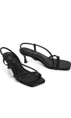 WIDE FIT Party Slingback - black