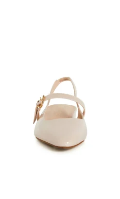 WIDE FIT Peasley Slingback Flat - beige