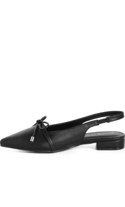 WIDE FIT Piper Slingback Flat - black