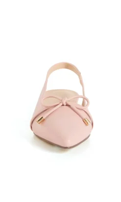 WIDE FIT Piper Slingback Flat - soft pink