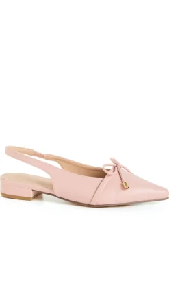 WIDE FIT Piper Slingback Flat - soft pink