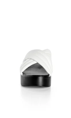 WIDE FIT Prairie Flatform - white