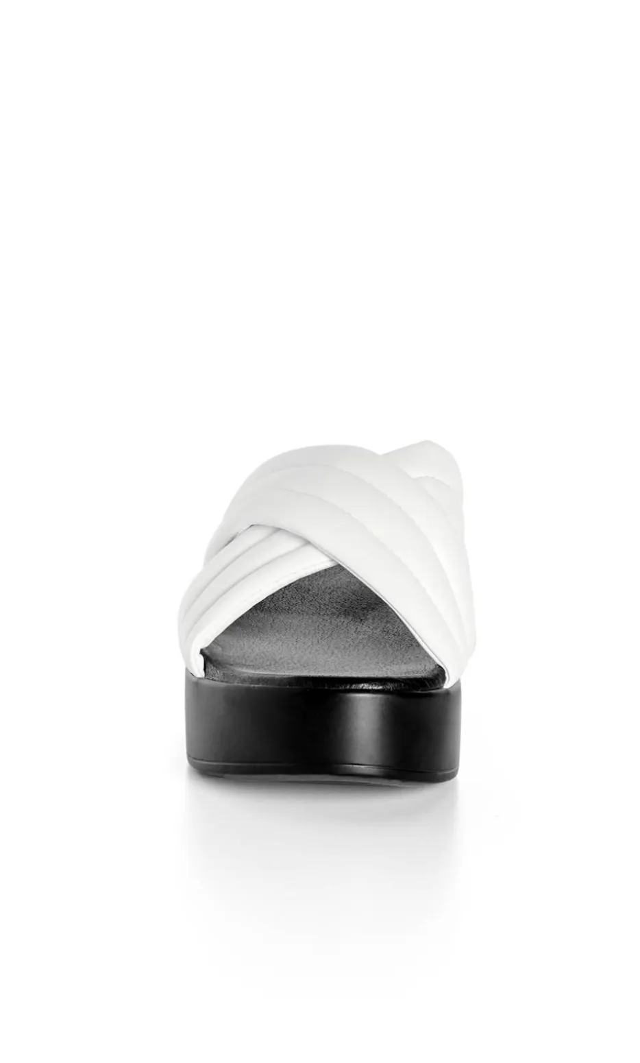 WIDE FIT Prairie Flatform - white