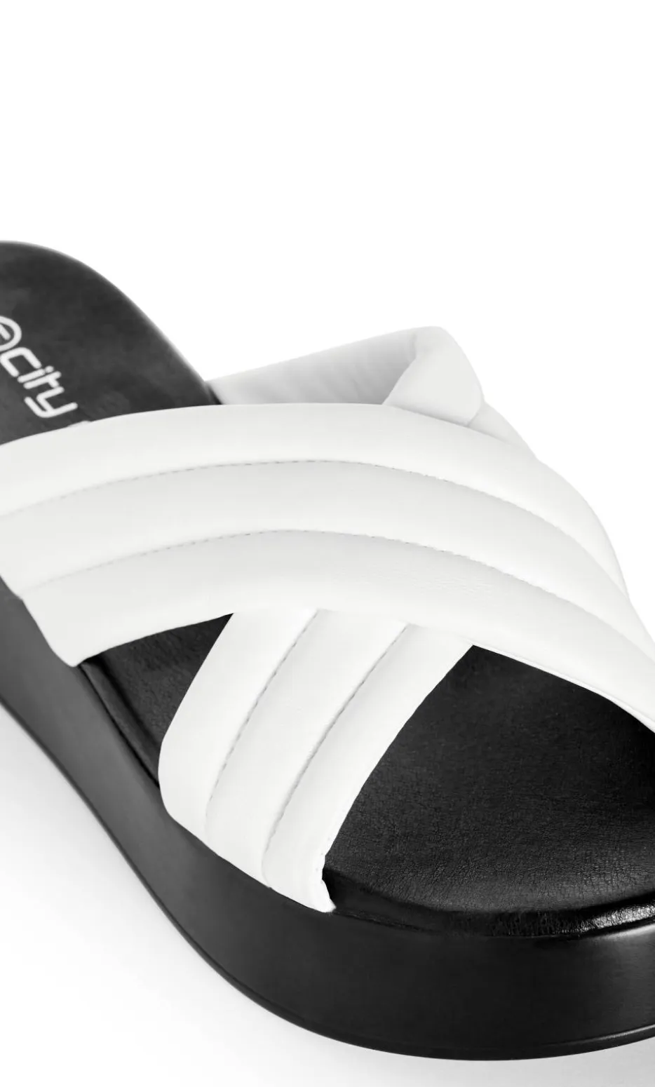 WIDE FIT Prairie Flatform - white