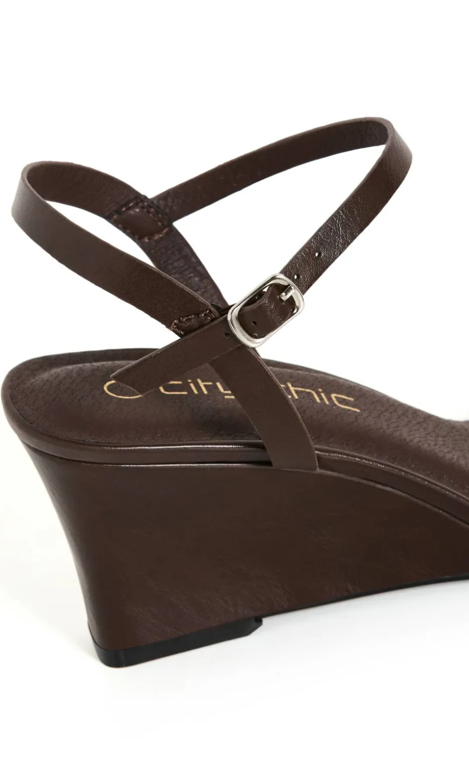 WIDE FIT Rhea Wedge Heel - espresso
