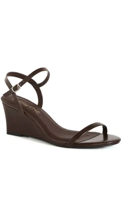 WIDE FIT Rhea Wedge Heel - espresso