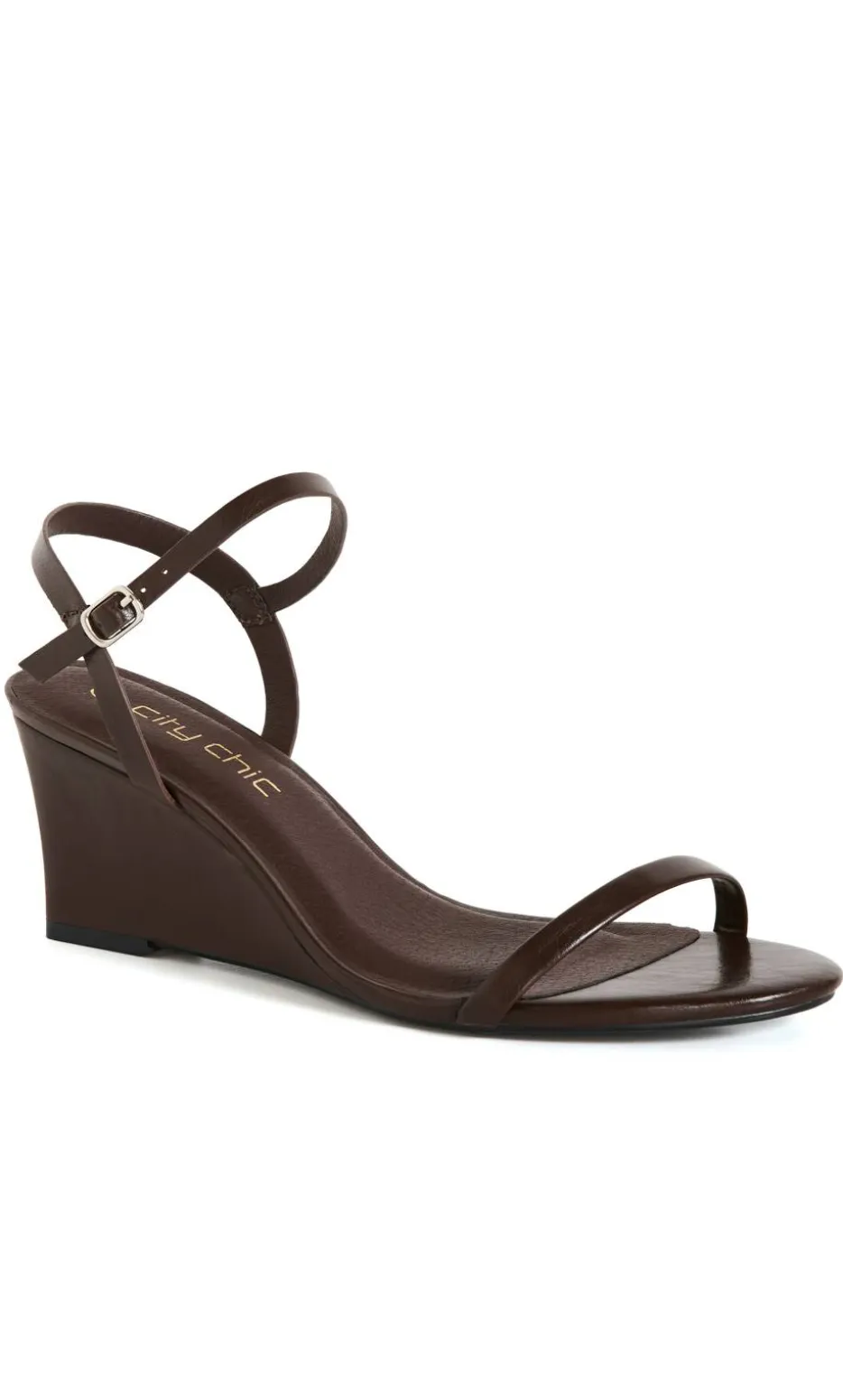 WIDE FIT Rhea Wedge Heel - espresso