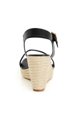 WIDE FIT Sarah Wedge - black