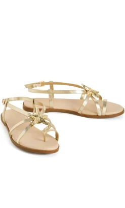 WIDE FIT Sienna Sandal - gold