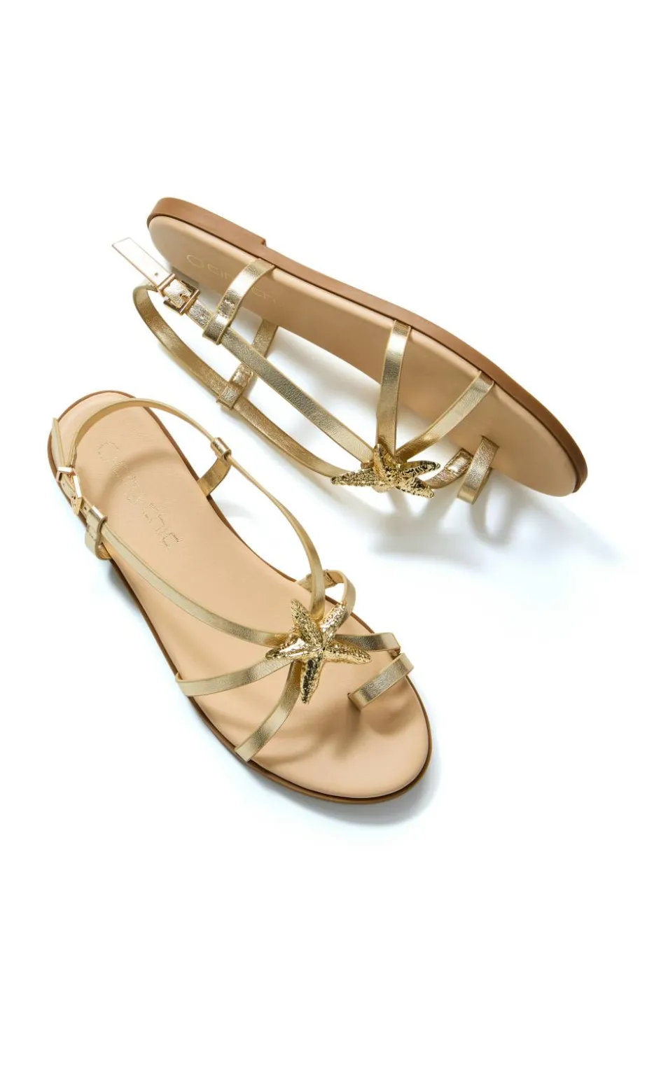 WIDE FIT Sienna Sandal - gold