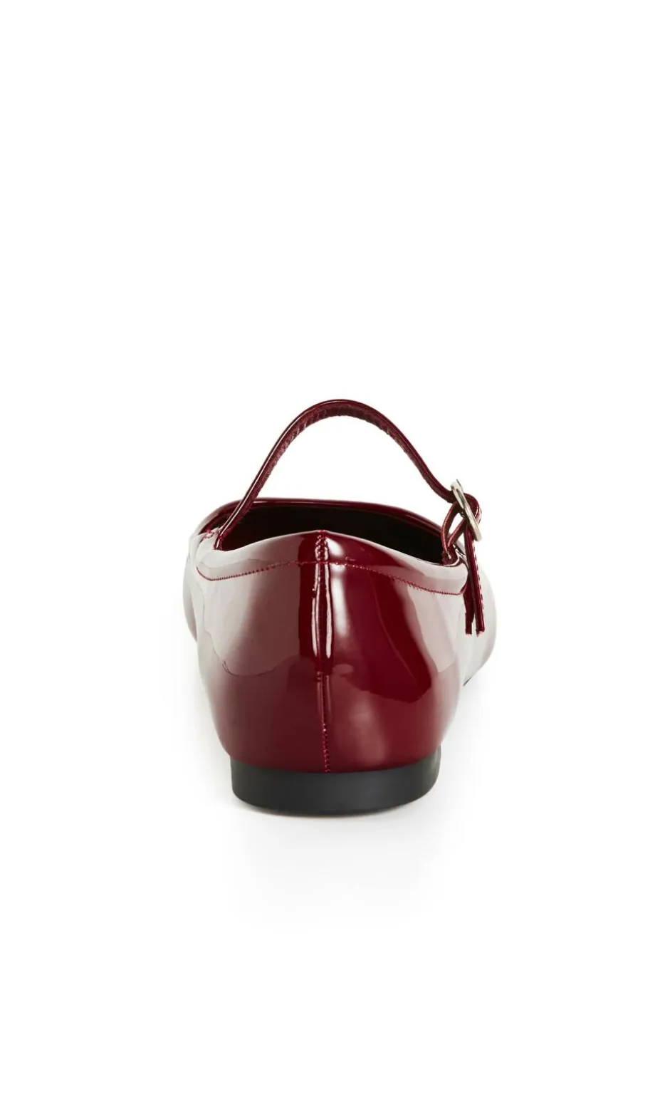 WIDE FIT Sofia Ballerina Flat - burgundy