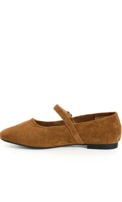 WIDE FIT Stacie Ballet Flat - toffee