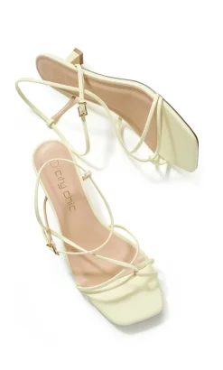 WIDE FIT Stacie Heel - lemon