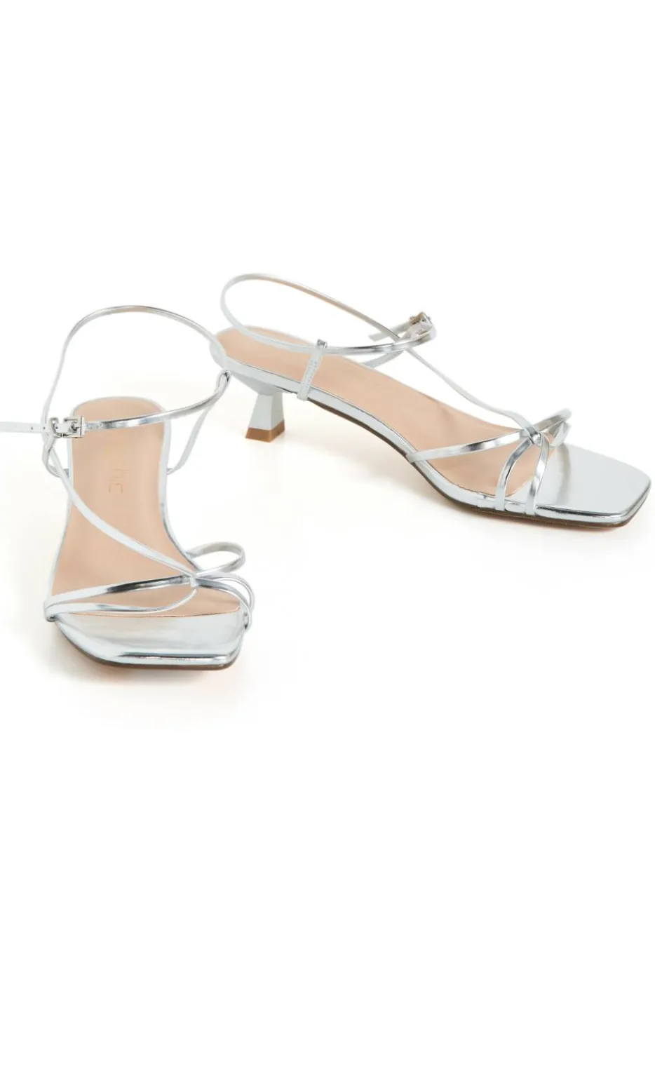 WIDE FIT Stacie Heel - silver