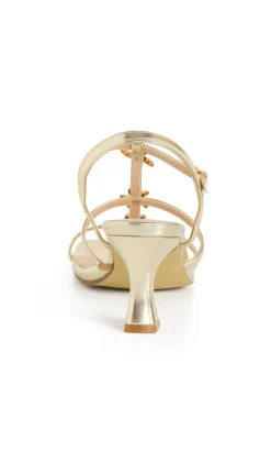 WIDE FIT Starlet Heel - gold