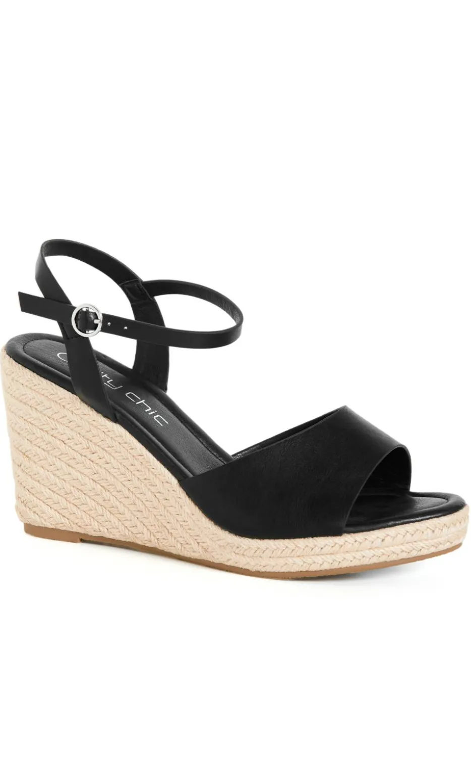 WIDE FIT Suki Wedge - black
