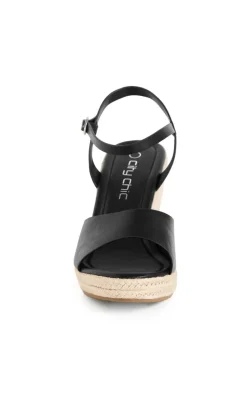 WIDE FIT Suki Wedge - black