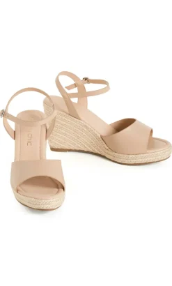 WIDE FIT Suki Wedge - nude