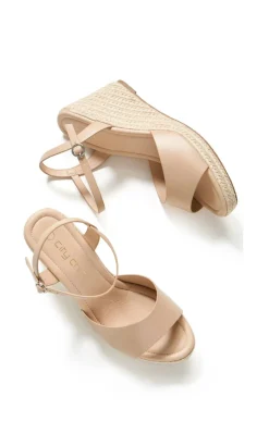 WIDE FIT Suki Wedge - nude