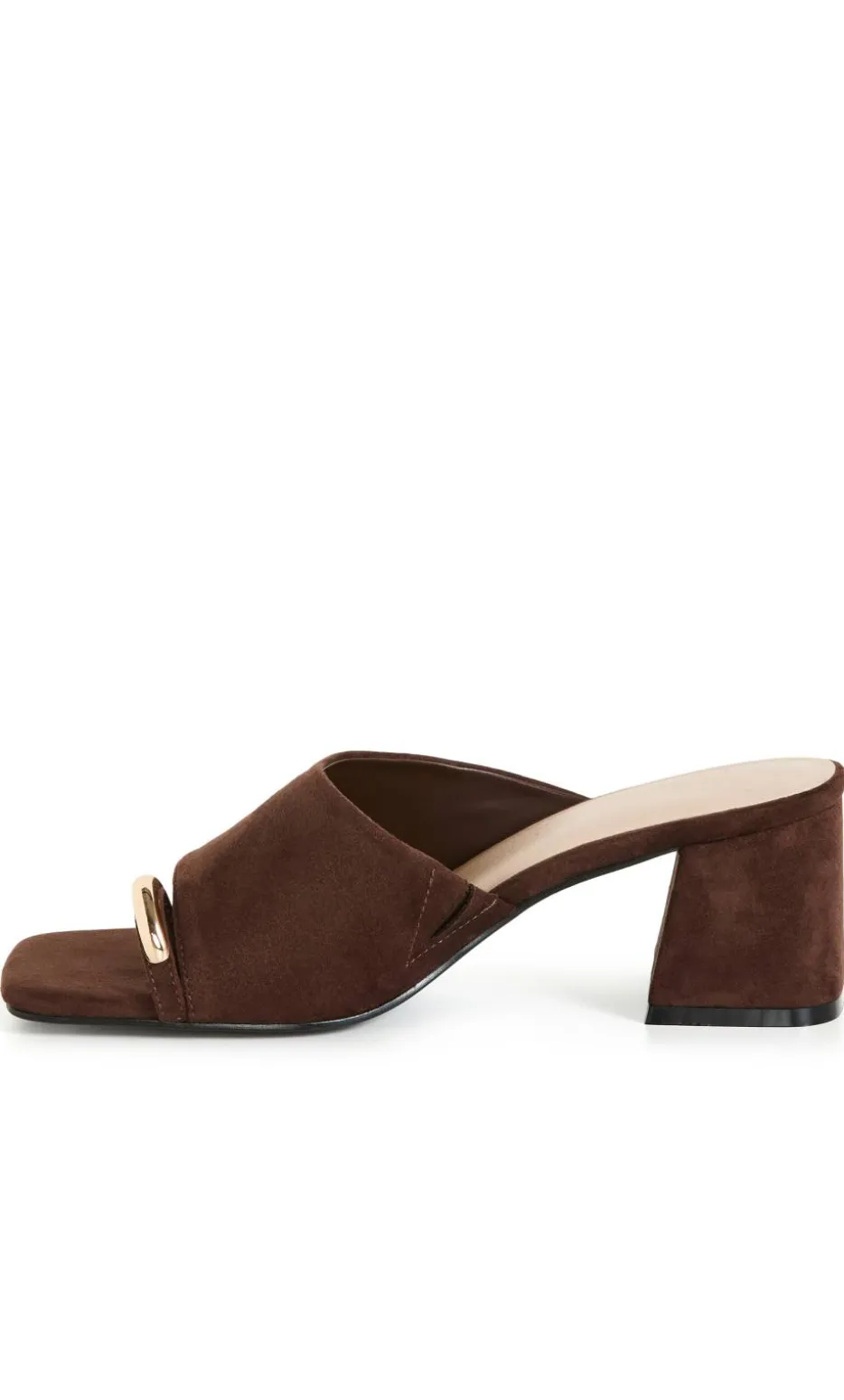 WIDE FIT Tatum Heel - chocolate