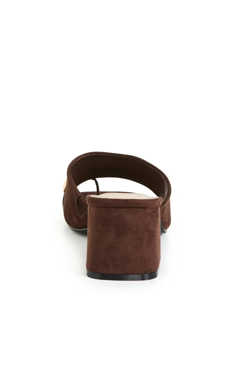 WIDE FIT Tatum Heel - chocolate