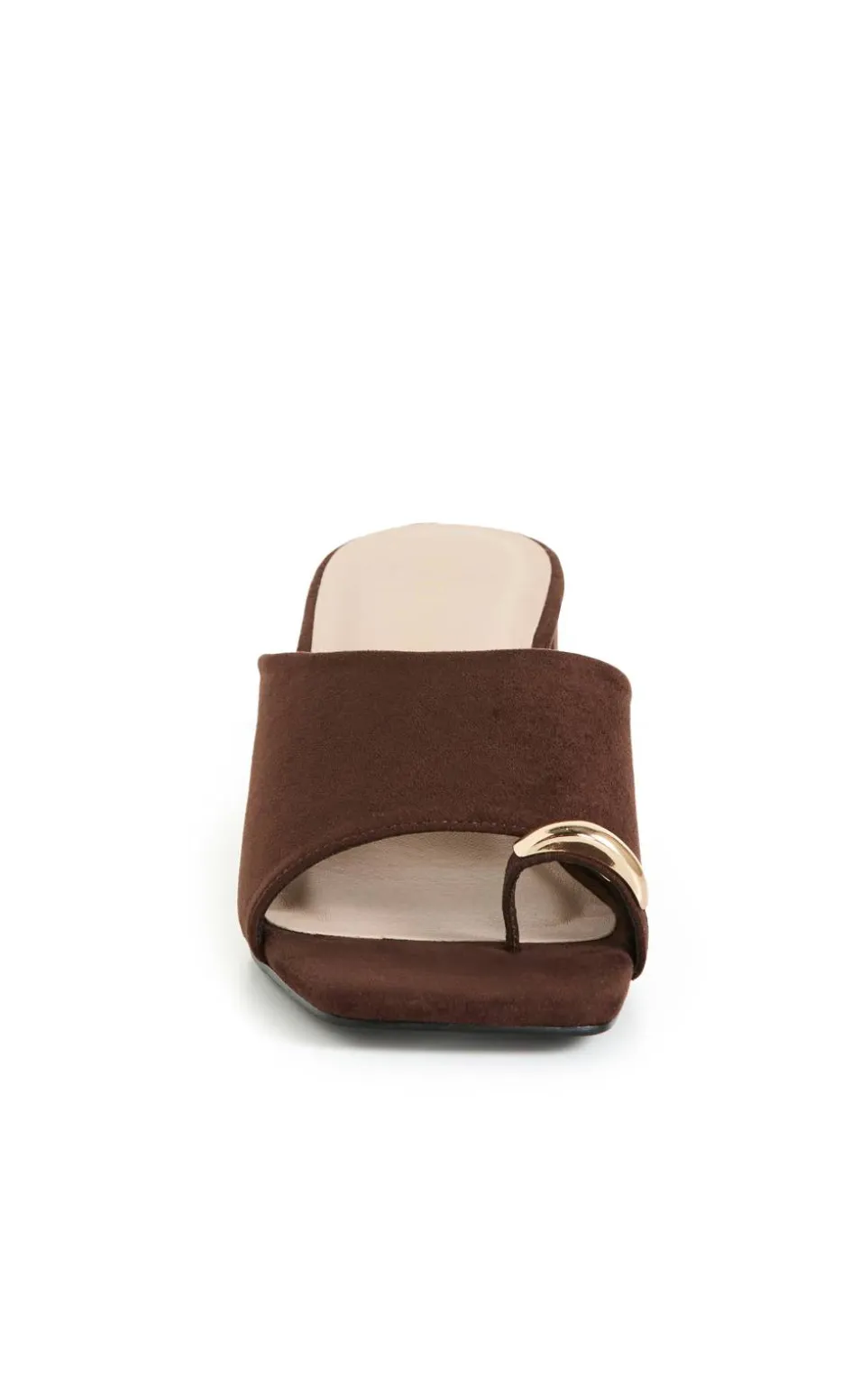 WIDE FIT Tatum Heel - chocolate