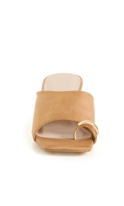 WIDE FIT Tatum Heel - wheat