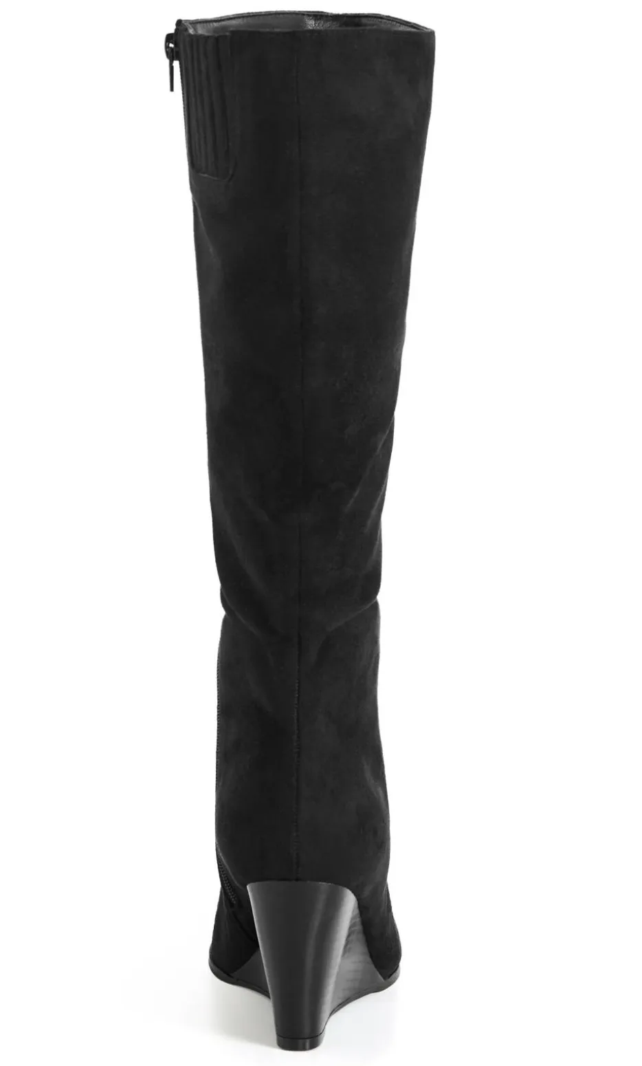 WIDE FIT Tia Long Boot - black