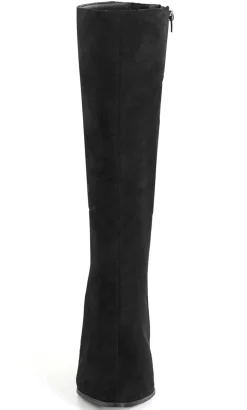 WIDE FIT Tia Long Boot - black