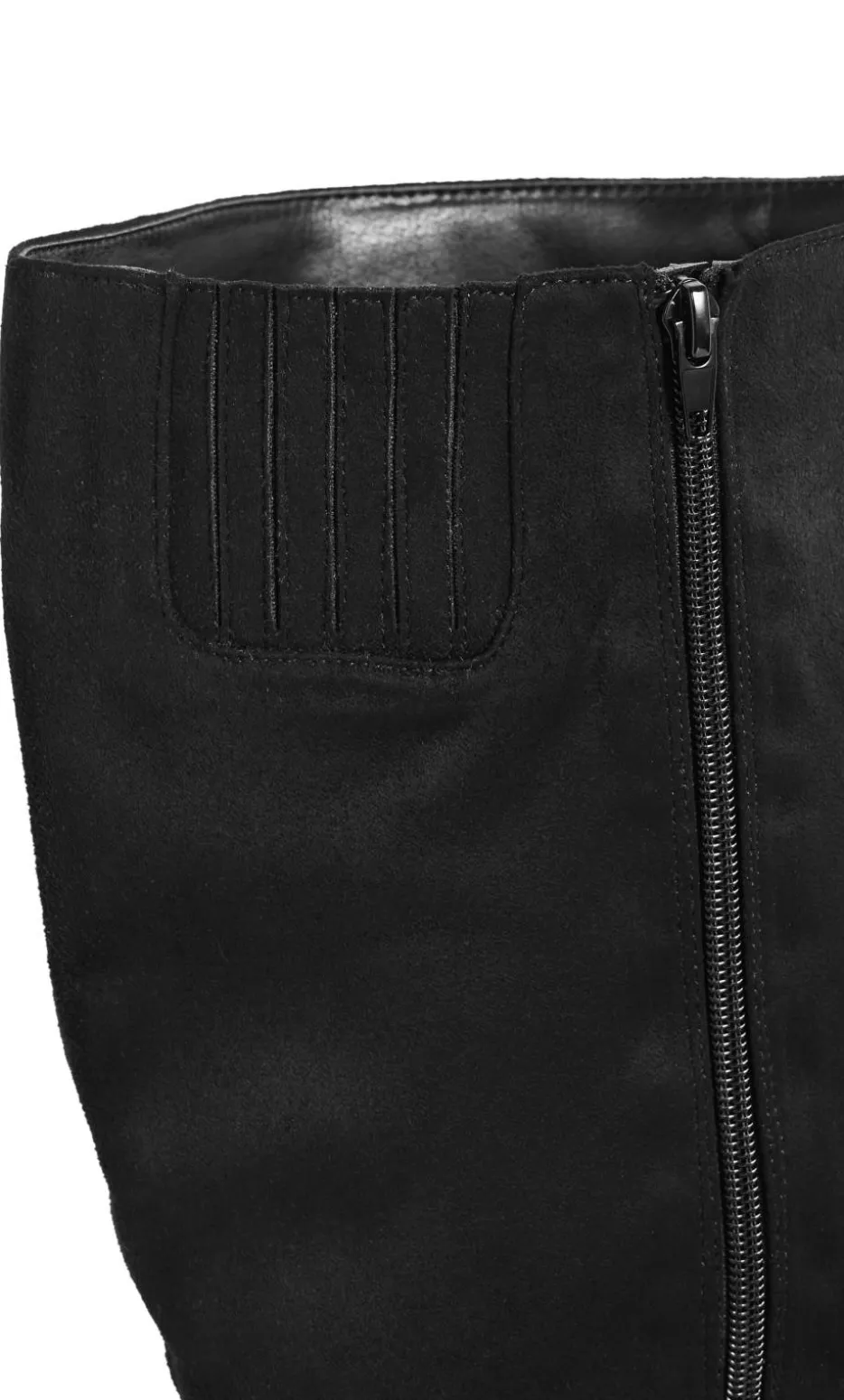 WIDE FIT Tia Long Boot - black