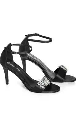 WIDE FIT Totally Glam Heel - black