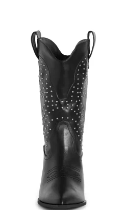 WIDE FIT Western Edge Boot - black