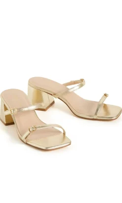 WIDE FIT Yazmine Heel - gold