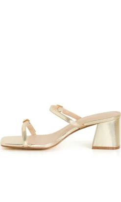 WIDE FIT Yazmine Heel - gold