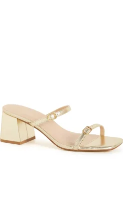 WIDE FIT Yazmine Heel - gold