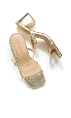 WIDE FIT Yazmine Heel - gold