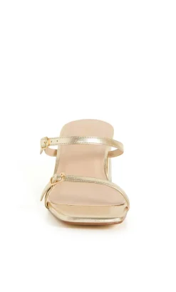 WIDE FIT Yazmine Heel - gold