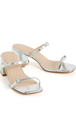 WIDE FIT Yazmine Heel - silver