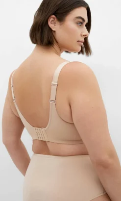 Wireless Maternity Bra - latte