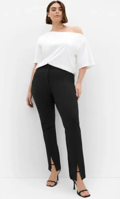 Wynter Tapered Ponte Pant - black