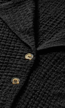 Zoie Button Up Shirt - black