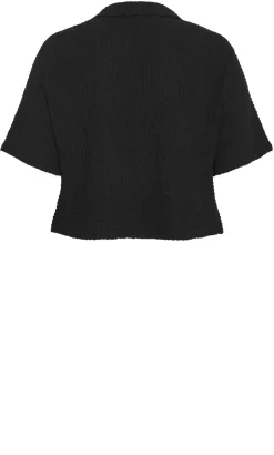 Zoie Button Up Shirt - black