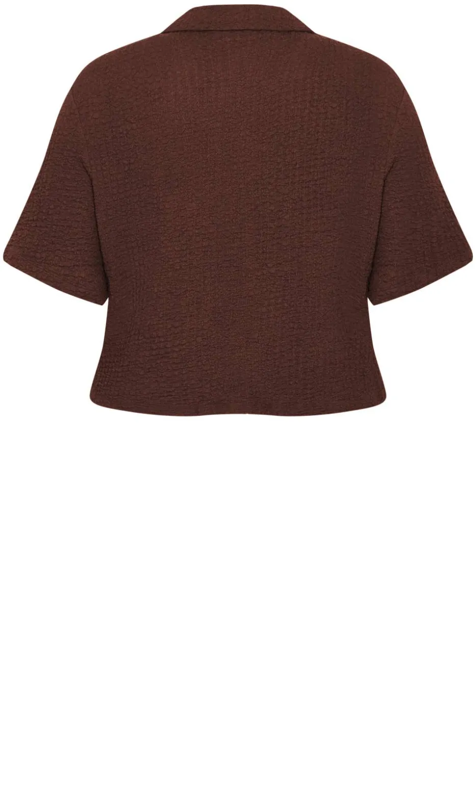 Zoie Button Up Shirt - chocolate