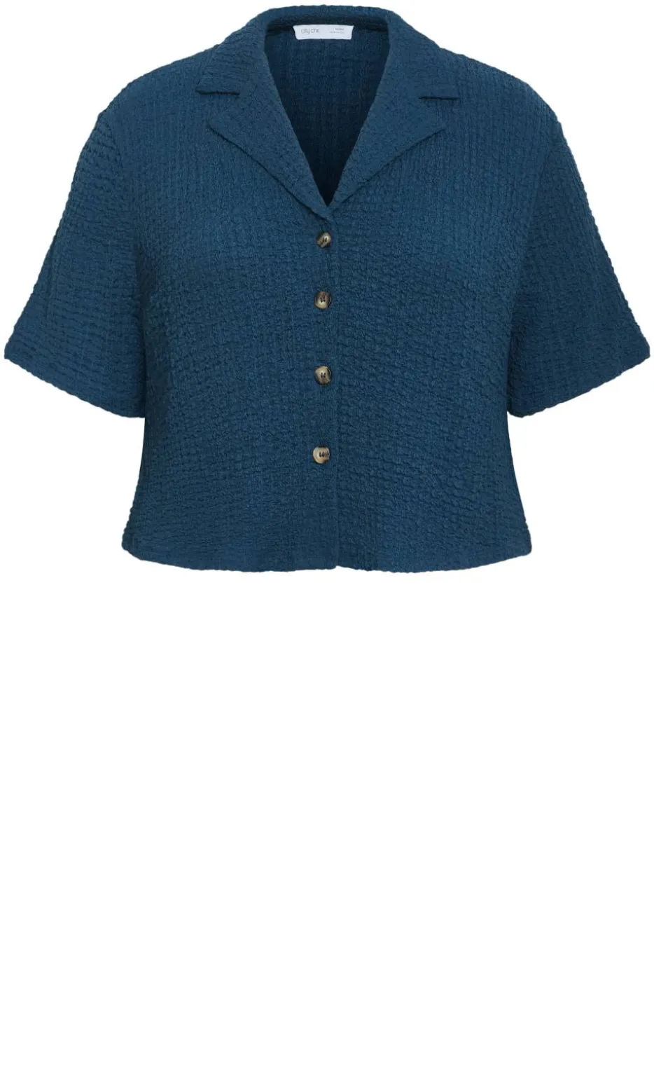 Zoie Button Up Shirt - petrol