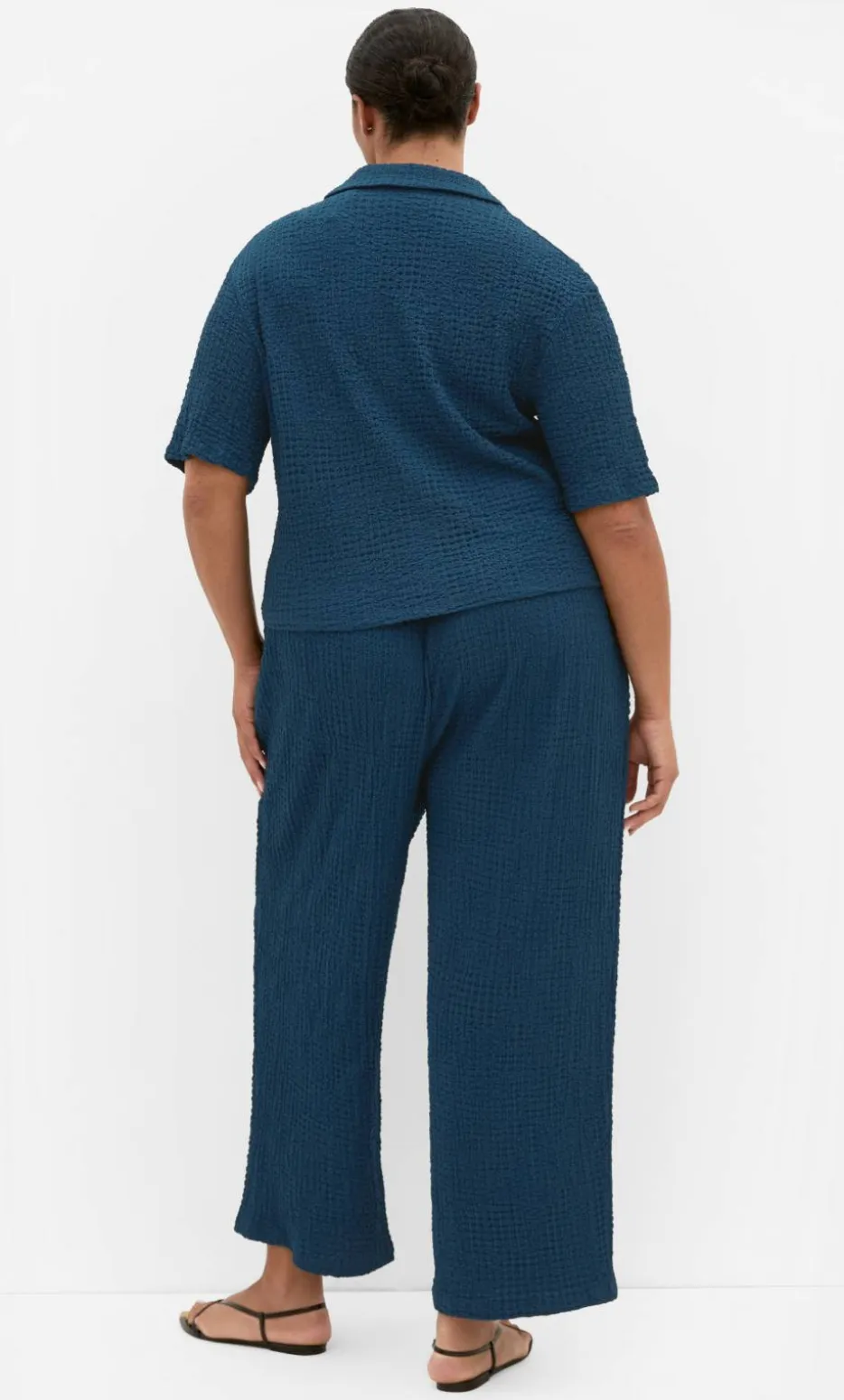 Zoie Button Up Shirt - petrol