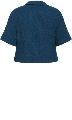 Zoie Button Up Shirt - petrol