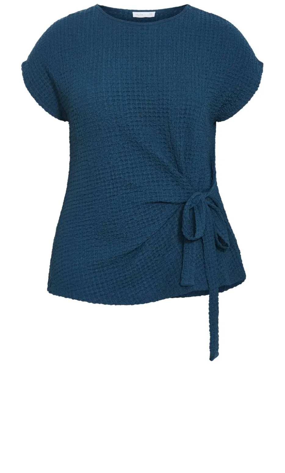 Zoie Side Tie Top - petrol