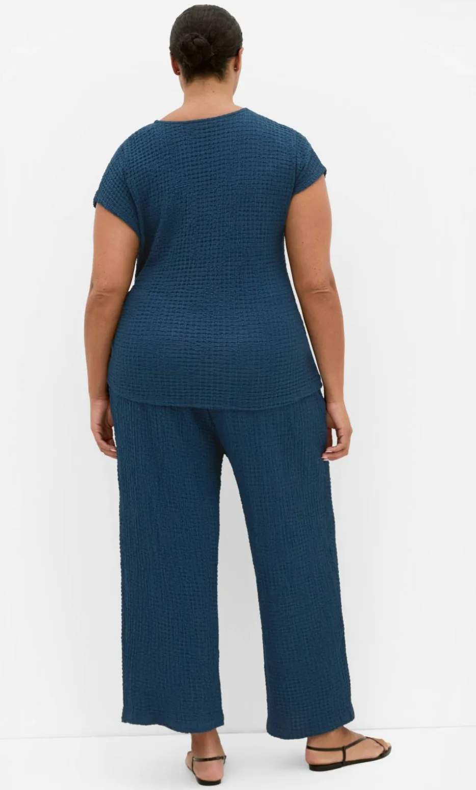 Zoie Side Tie Top - petrol