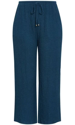 Zoie Wide Leg Pant - petrol