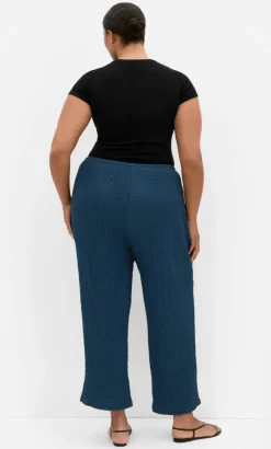 Zoie Wide Leg Pant - petrol